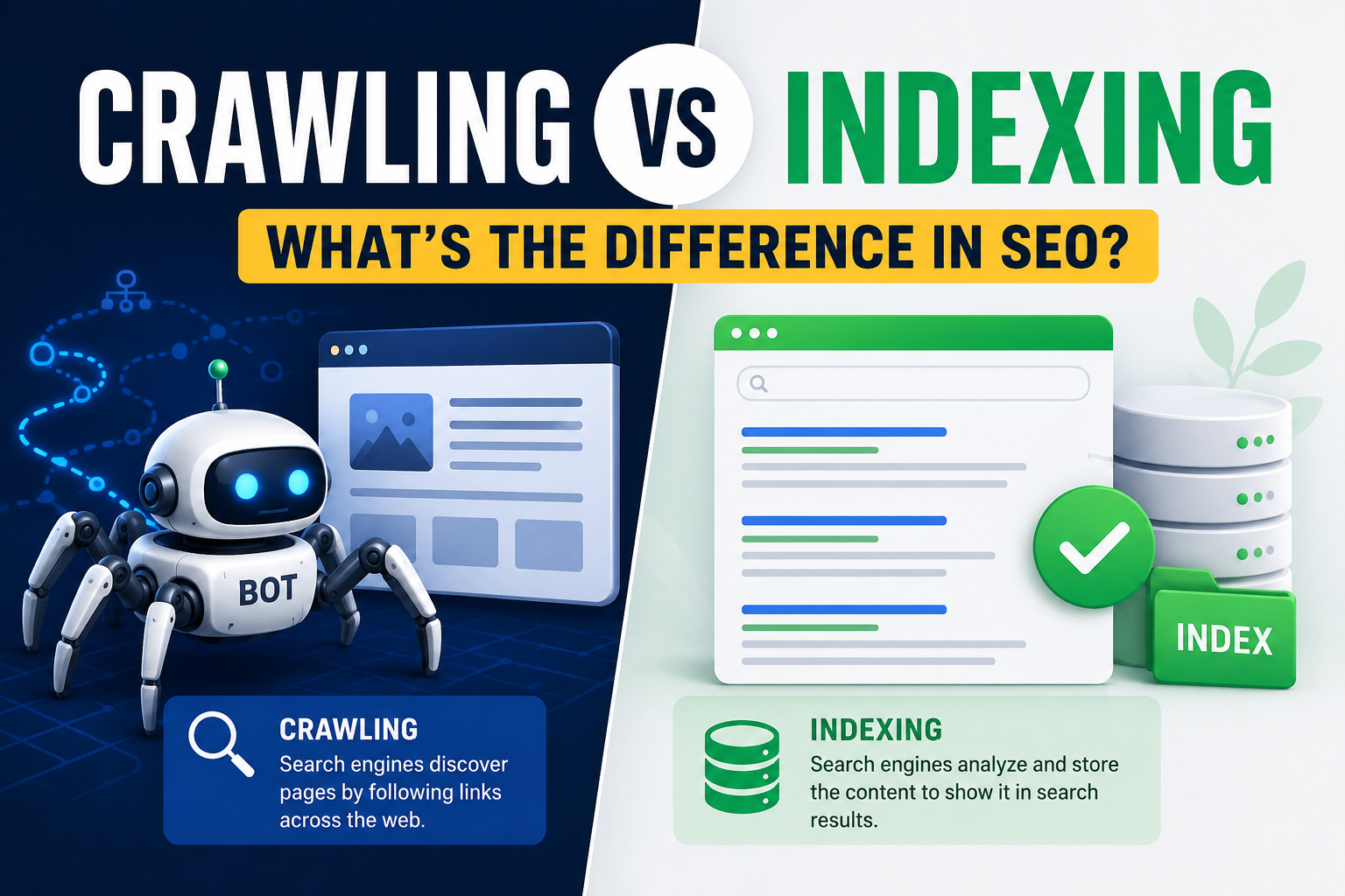 Crawling vs Indexing: What’s the Difference in SEO?