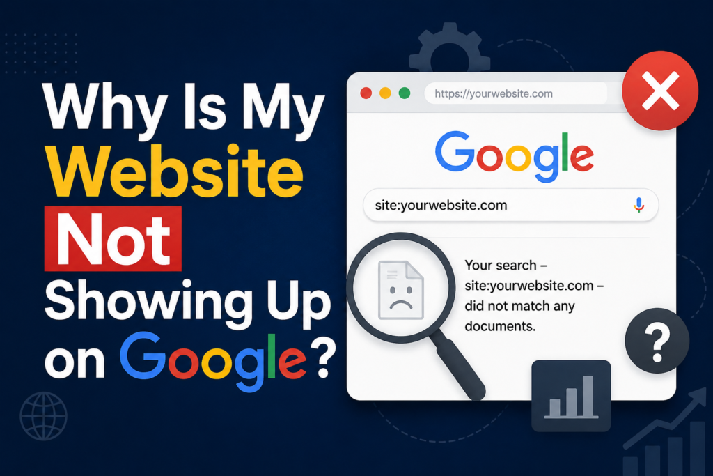 Why Is My Website Not Showing Up on Google?