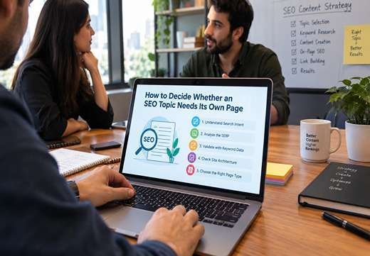 How to Decide Whether an SEO Topic Needs Its Own Page